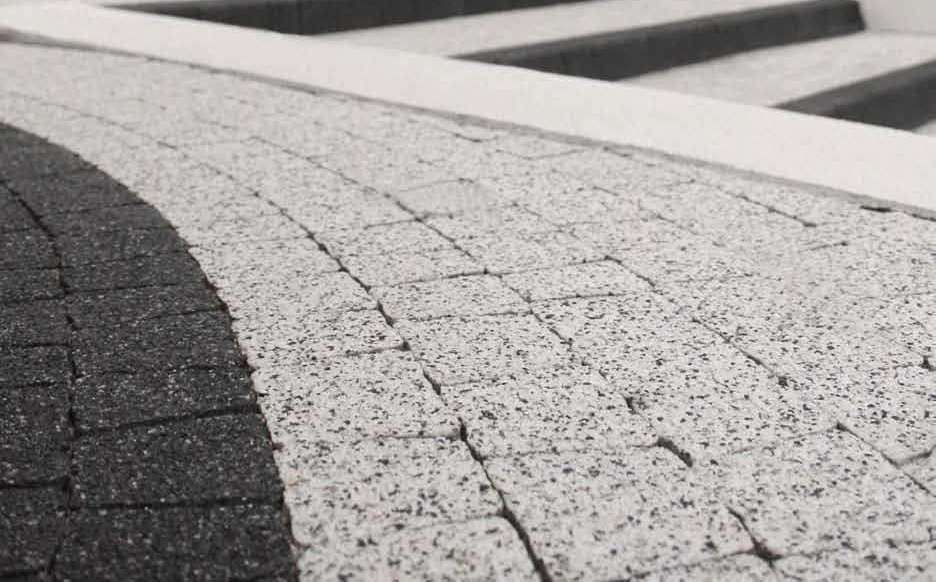 Технология  производства тротуарной плитки мытый бетон
